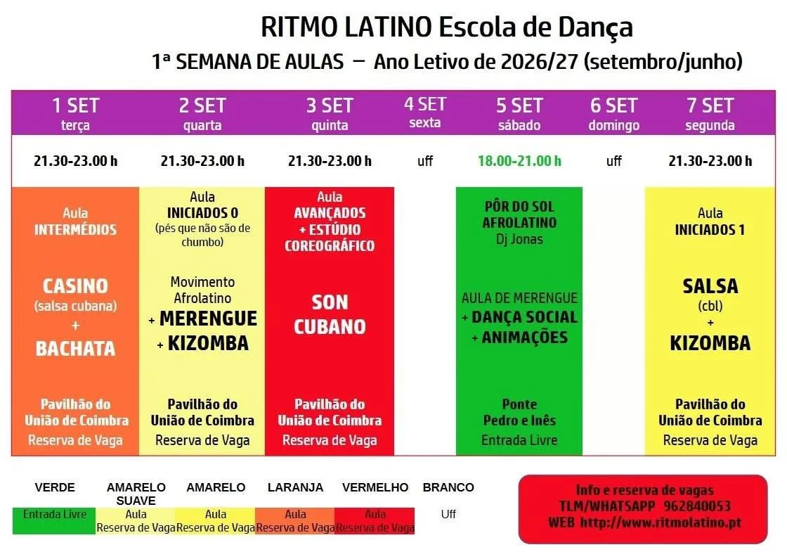 Salsa, Bachata & Kizomba at Clube União 1919, Coimbra