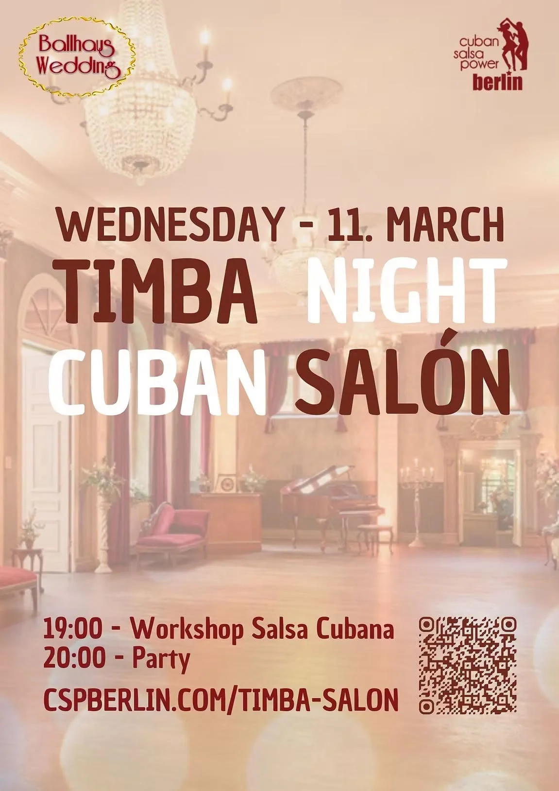 Timba Night – Cuban Salon – Gala Nacht – Salsa in Berlin