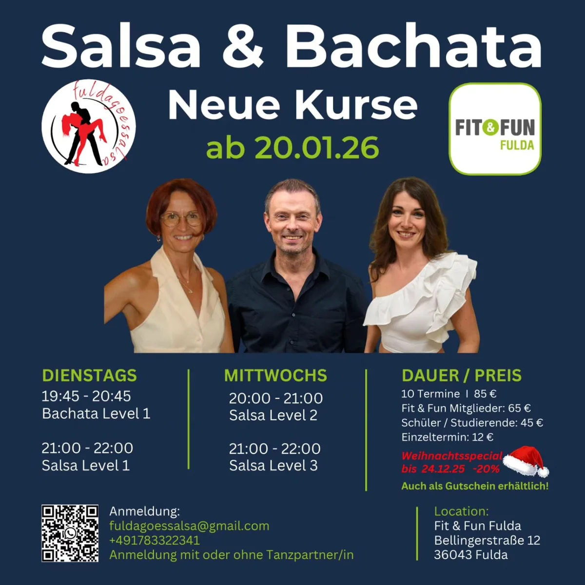 Salsa & Bachata Kurse