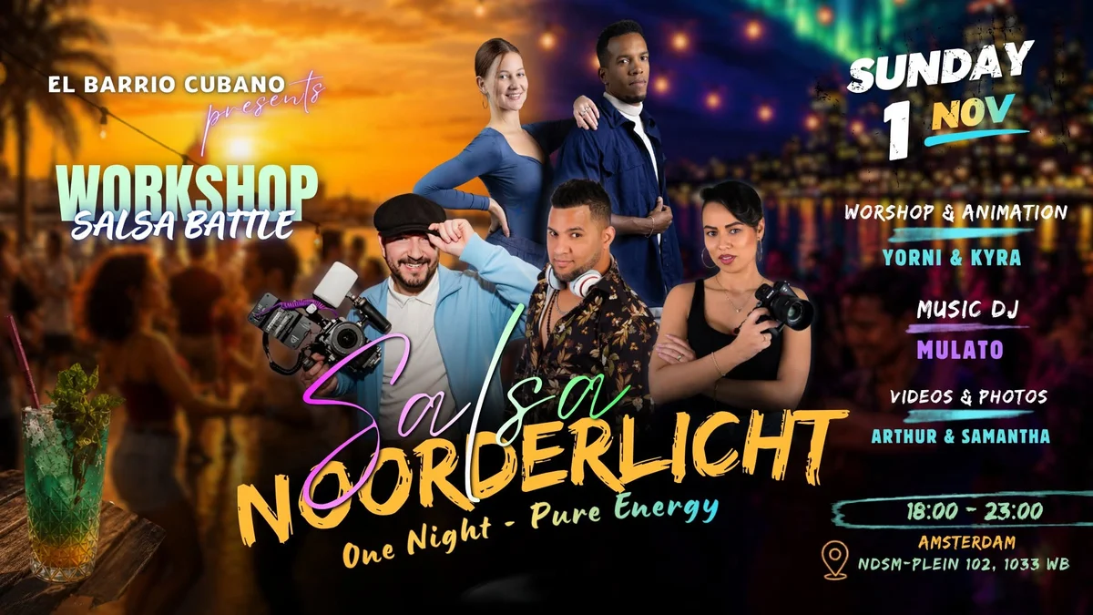 Salsa at NDSM PLEIN 102, 1033WB Amsterdam, Netherlands