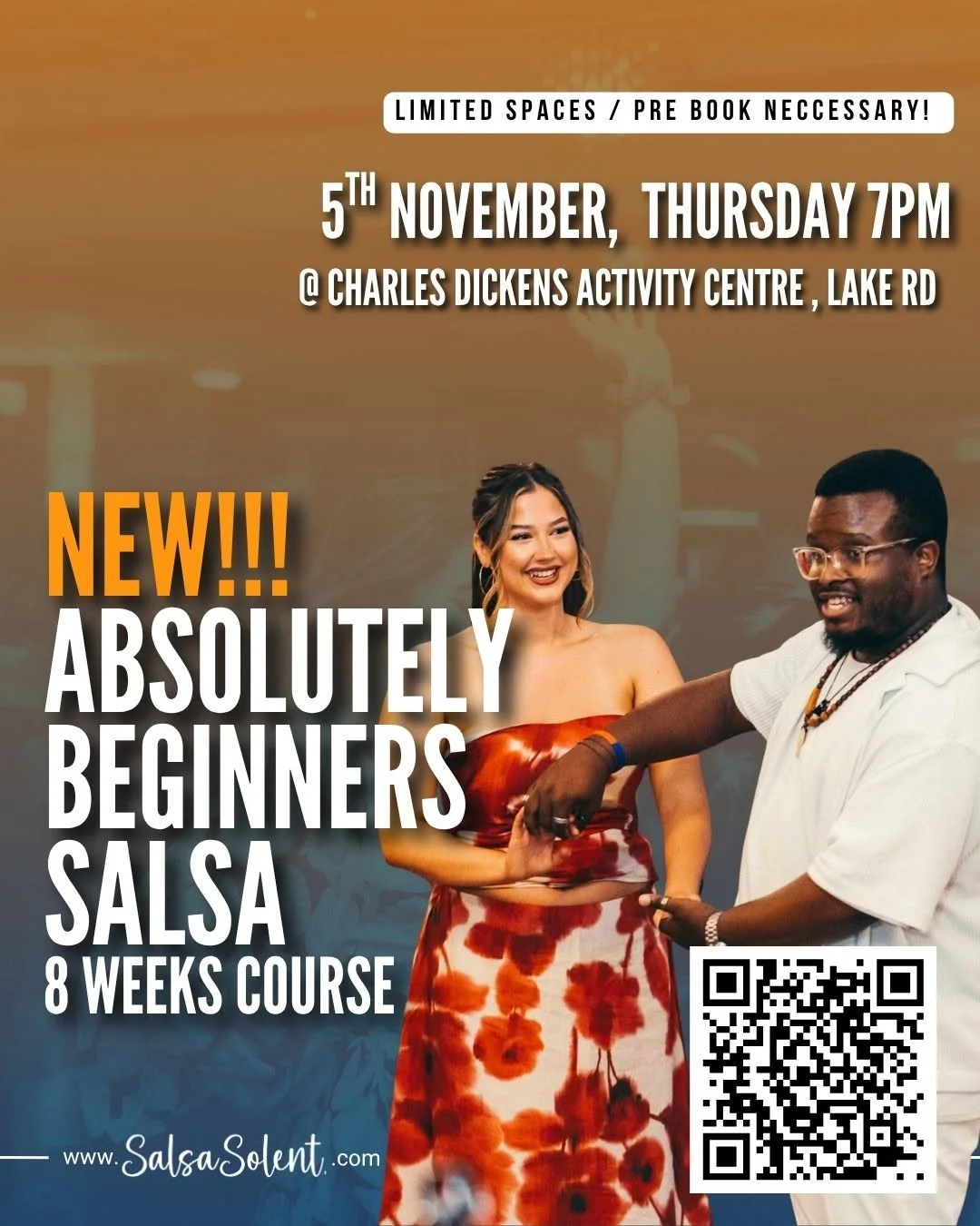 Salsa at Charles Dickens Activity Centre, England