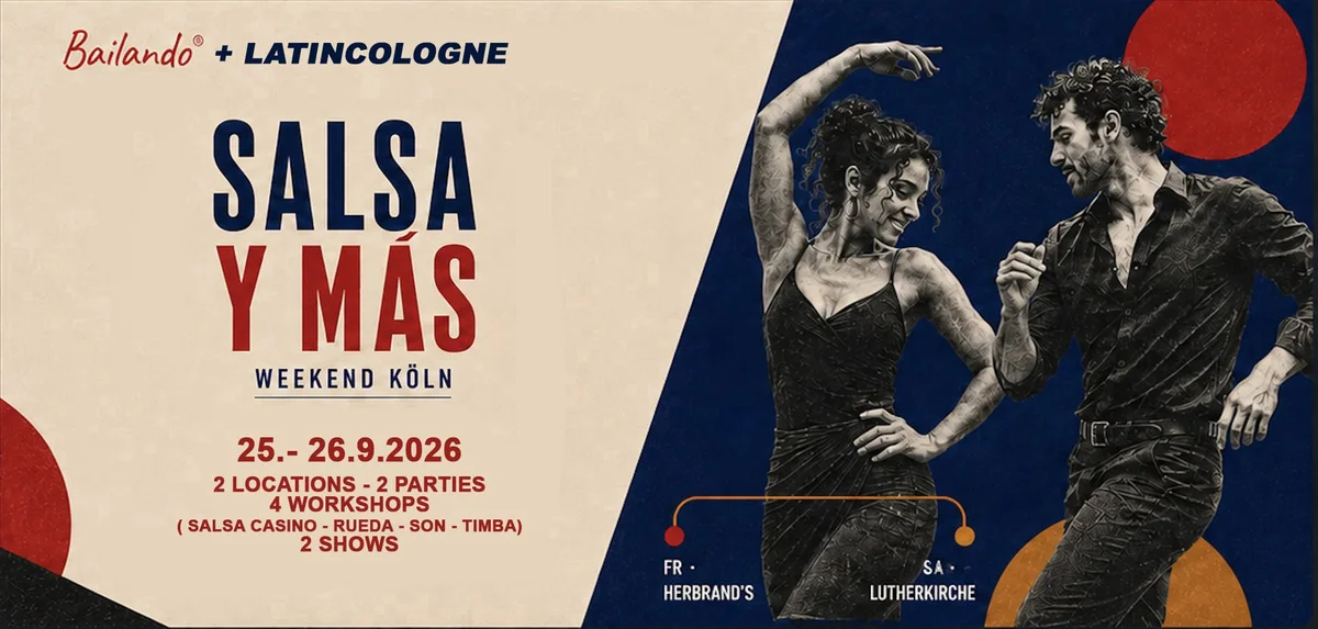 Salsa y mas Weekend - Fr. 25. + Sa. 26.9.2026 ! 