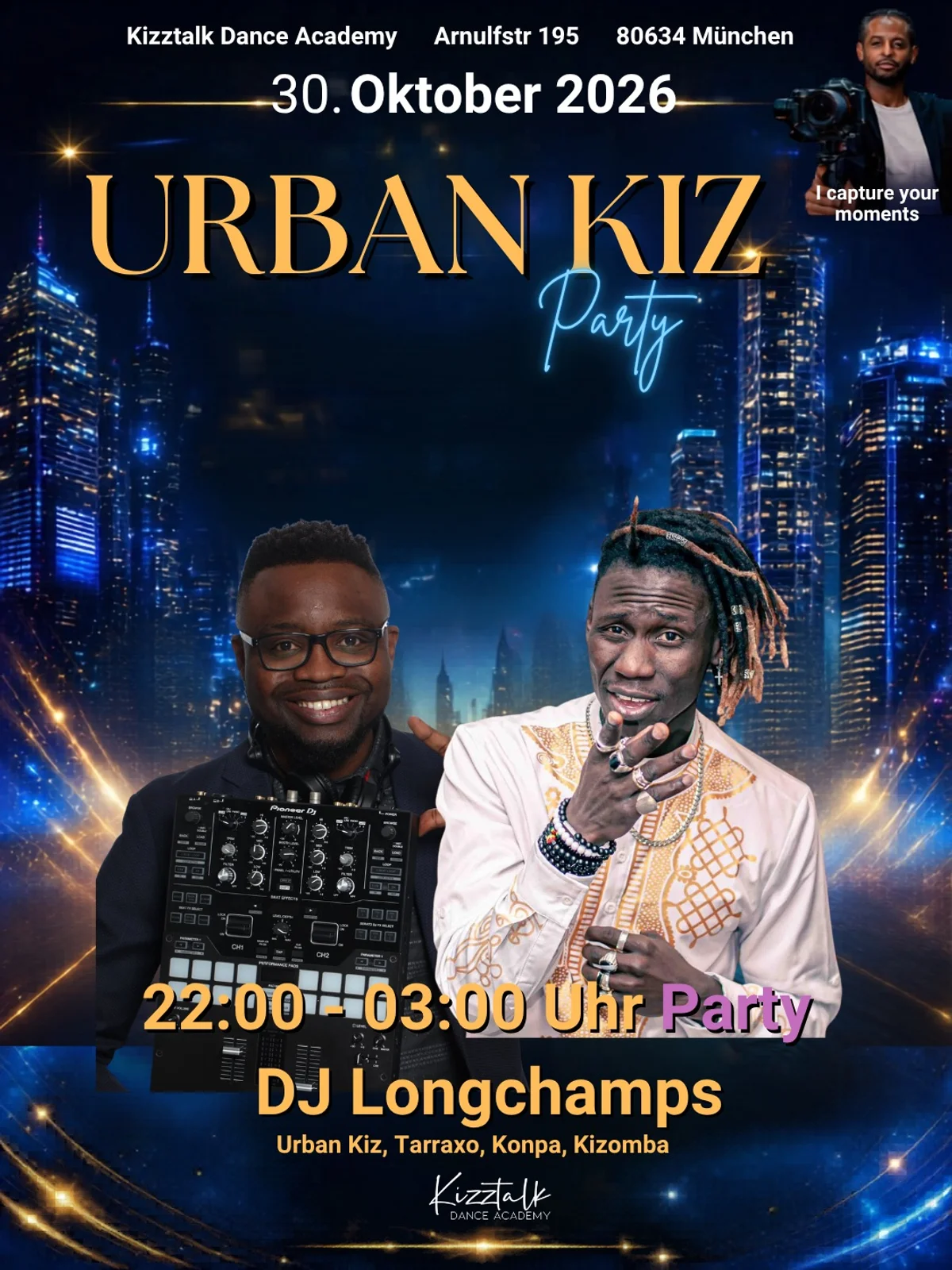 UrbanKiz Party @ Kizztalk mit DJ Longchamps 