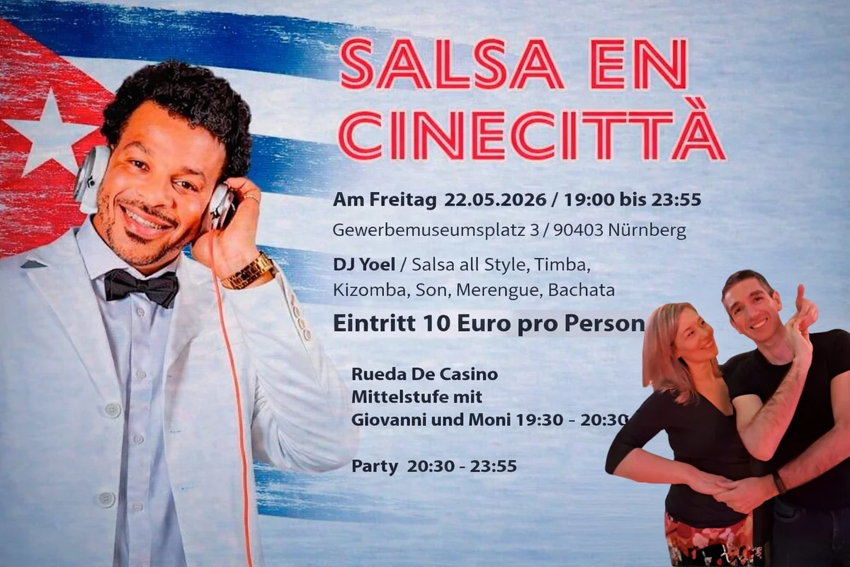 SALSA EN CINECITTA -FREITAG SPEZIAL 