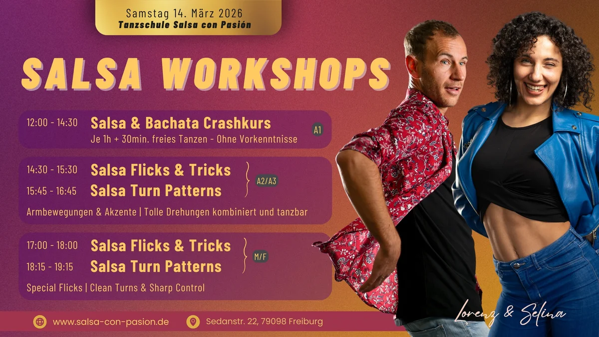 Salsa Workshop Day in Freiburg – Tanzschule Salsa con Pasión