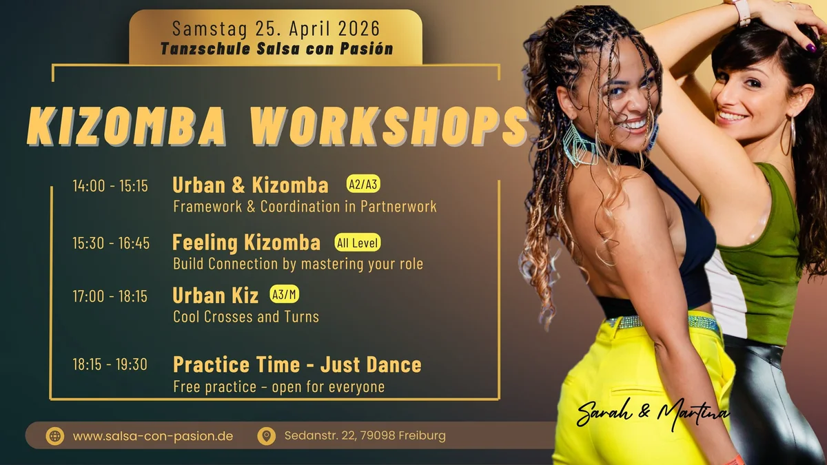 Kizomba Workshop Day Freiburg – Tanzschule Salsa con Pasión