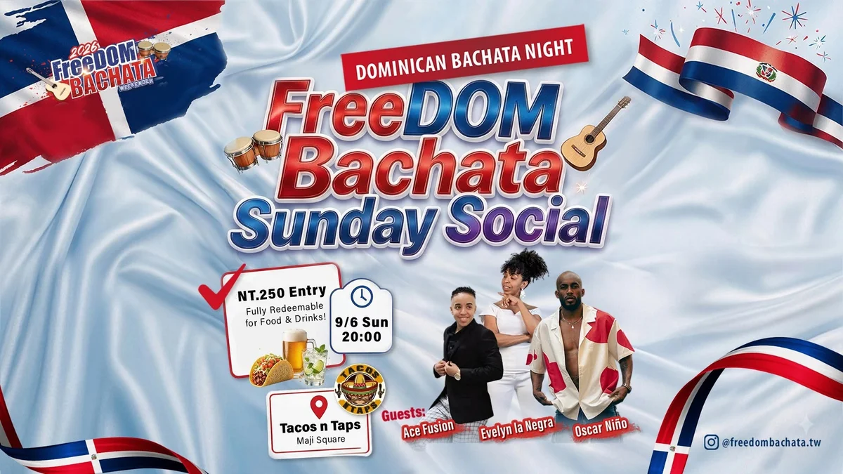 Salsa & Bachata at Tacos N Taps, Taipei City