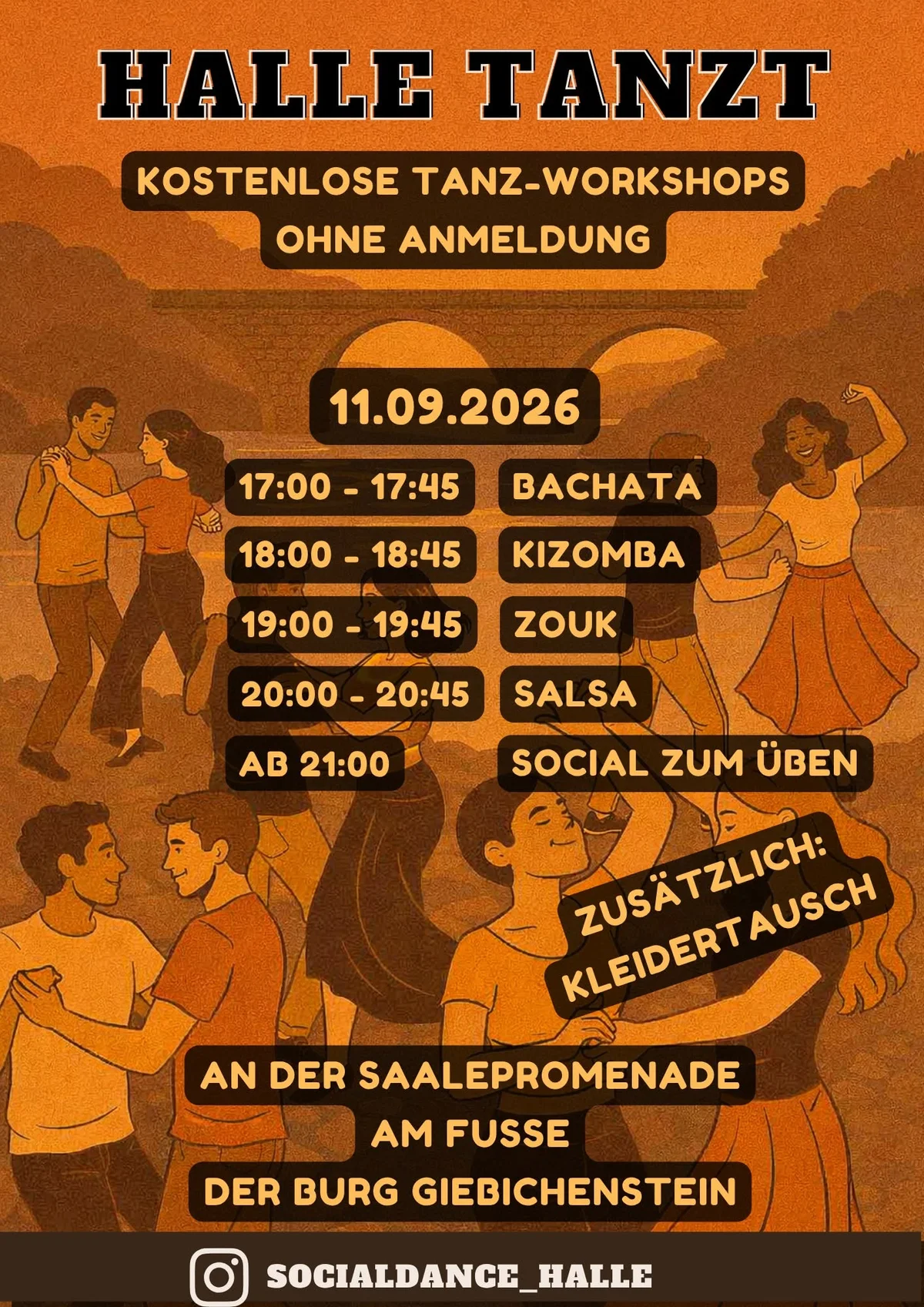 HALLE TANZT – Tanz-Workshops an der Saale