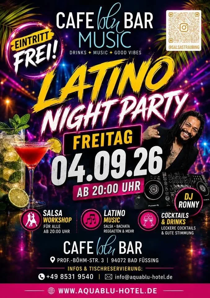 Latino Night Party in AQUABLUHOTEL