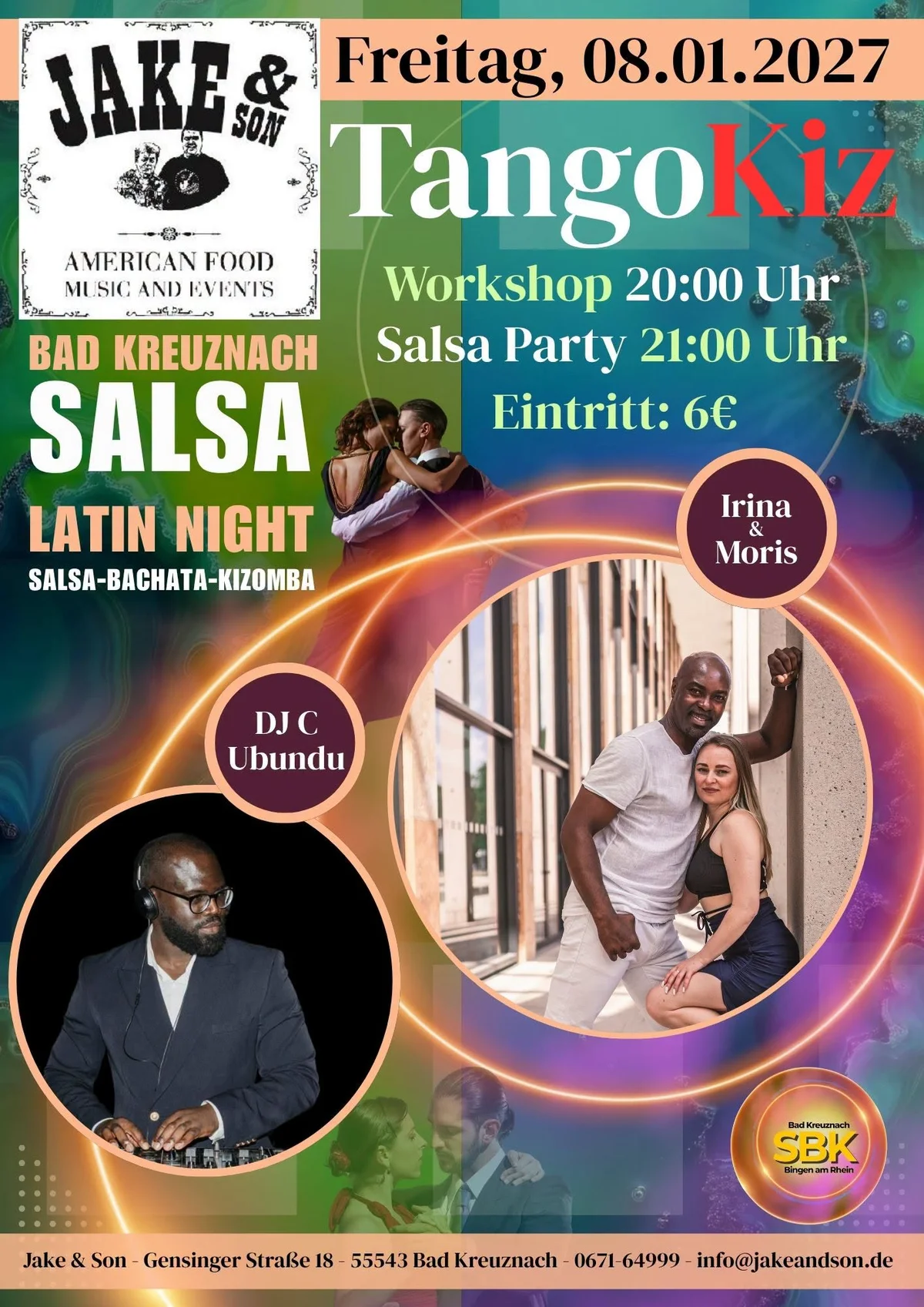 SALSA LATIN NIGHT im Jake & Son in Bad Kreuznach