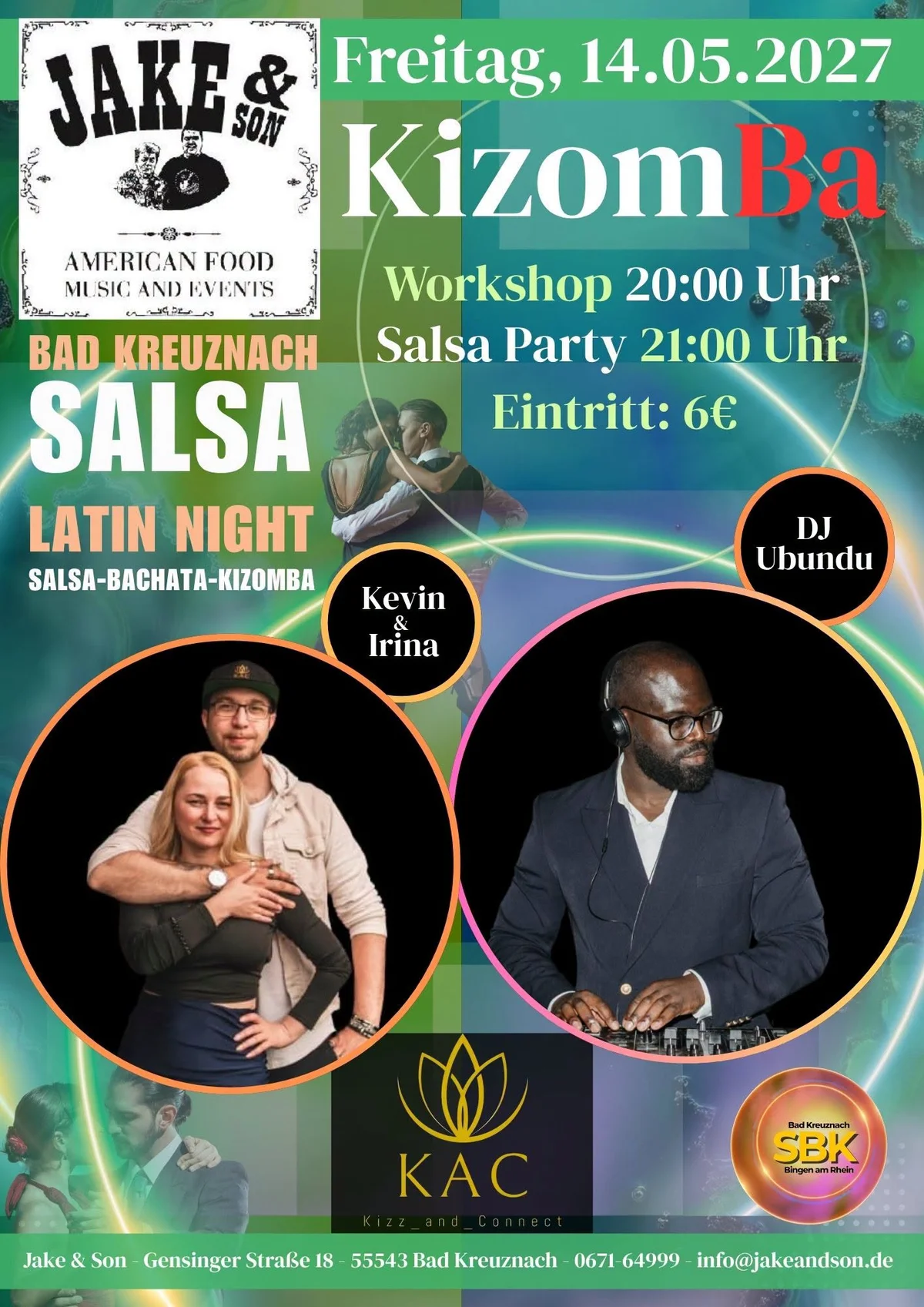 SALSA LATIN NIGHT im Jake & Son in Bad Kreuznach