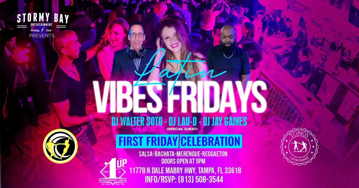Salsa & Bachata at 1UP Entertainment + Social, Tampa
