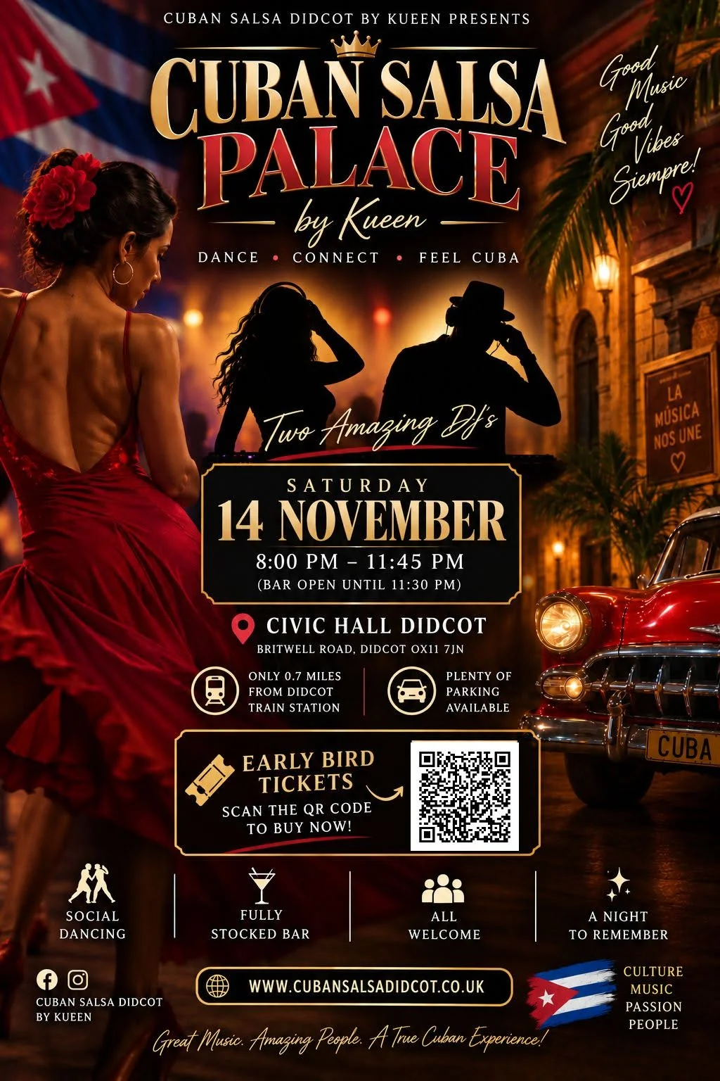 Salsa at Civic Hall, Britwell Rd, Didcot