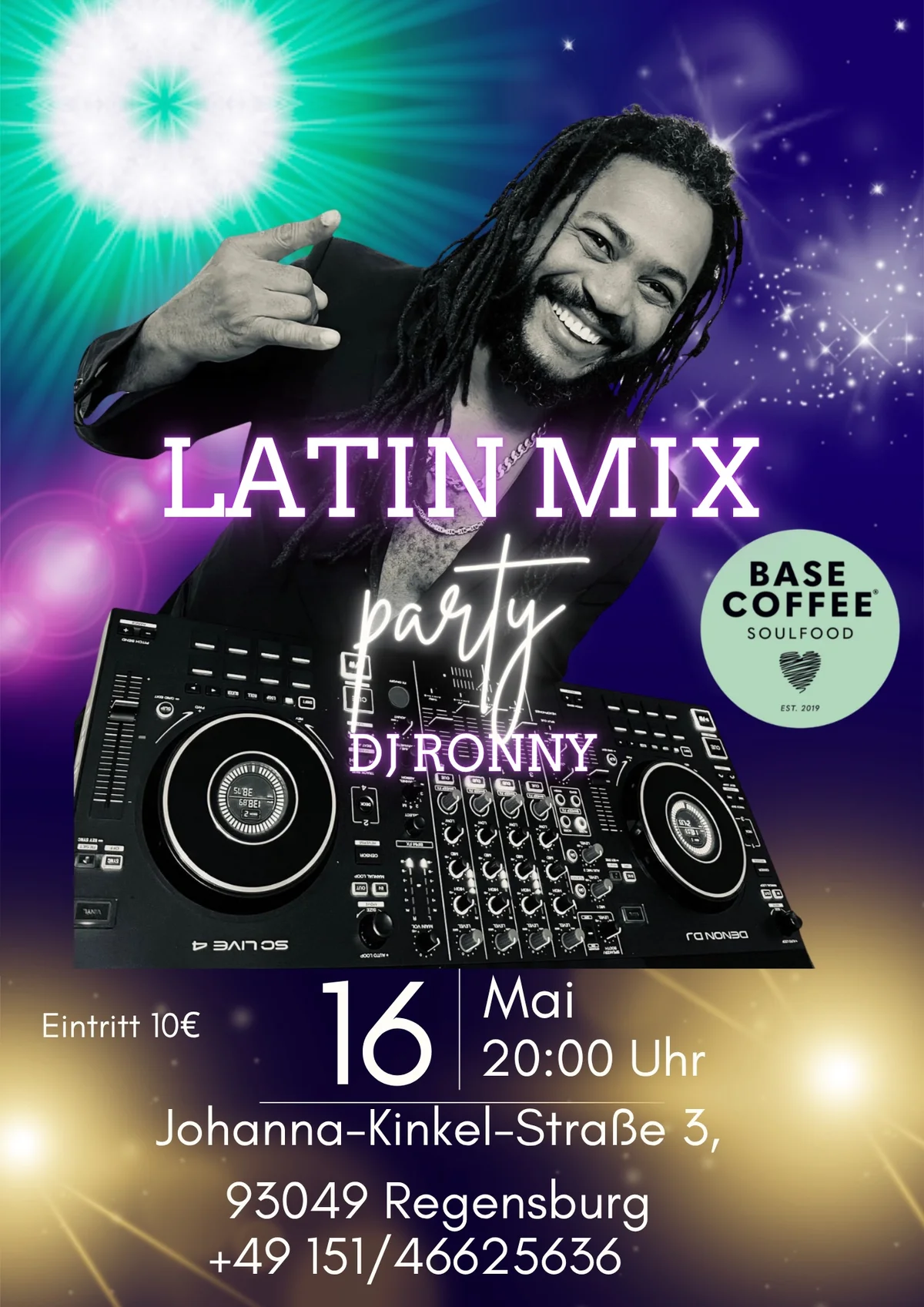 Latin Mix Party in Basecoffee Regensburg 