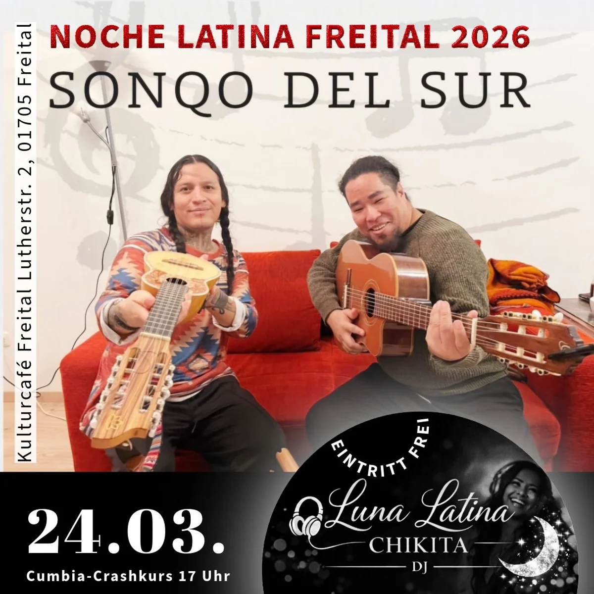 NOCHE LATINA FREITAL: SONQO DEL SUR