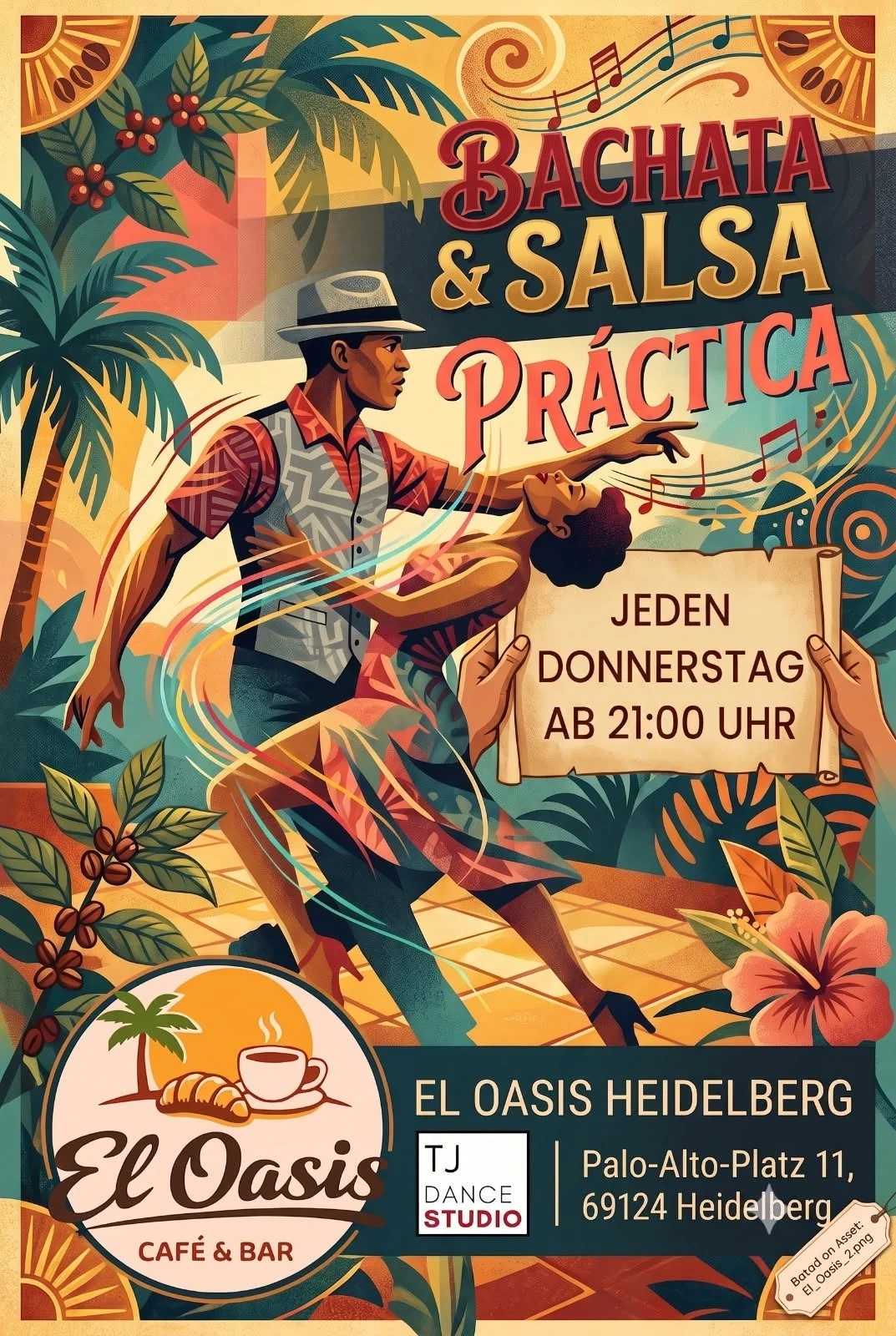 Bachata & Salsa Práctica im El Oasis Heidelberg