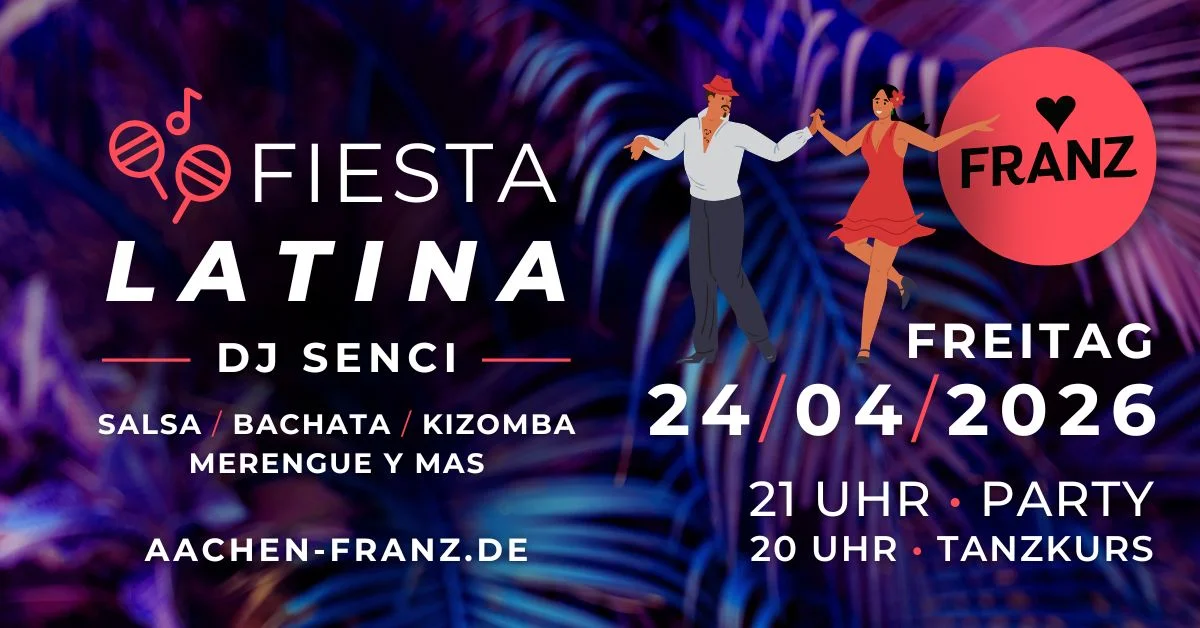 FIESTA LATINA 💃🏻✨ DJ SENCI // SALSA PARTY + GRATIS BACHATA TANZKURS!