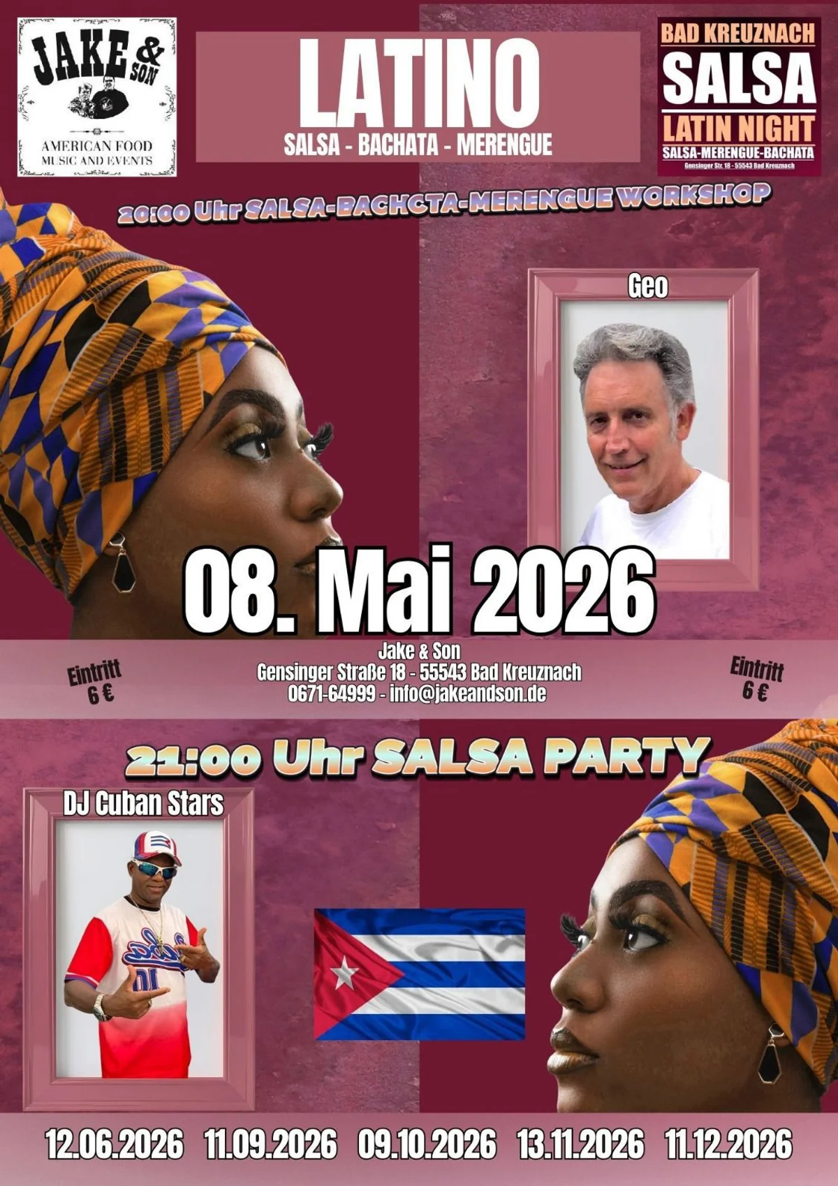 💃🔥 Salsa Night – Latino Special im Jake & Son 🔥💃
