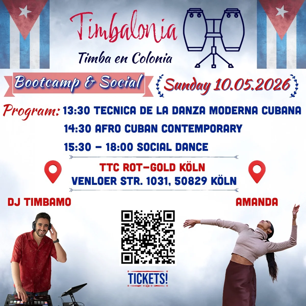 Timbalonia - Bootcamp & Social!