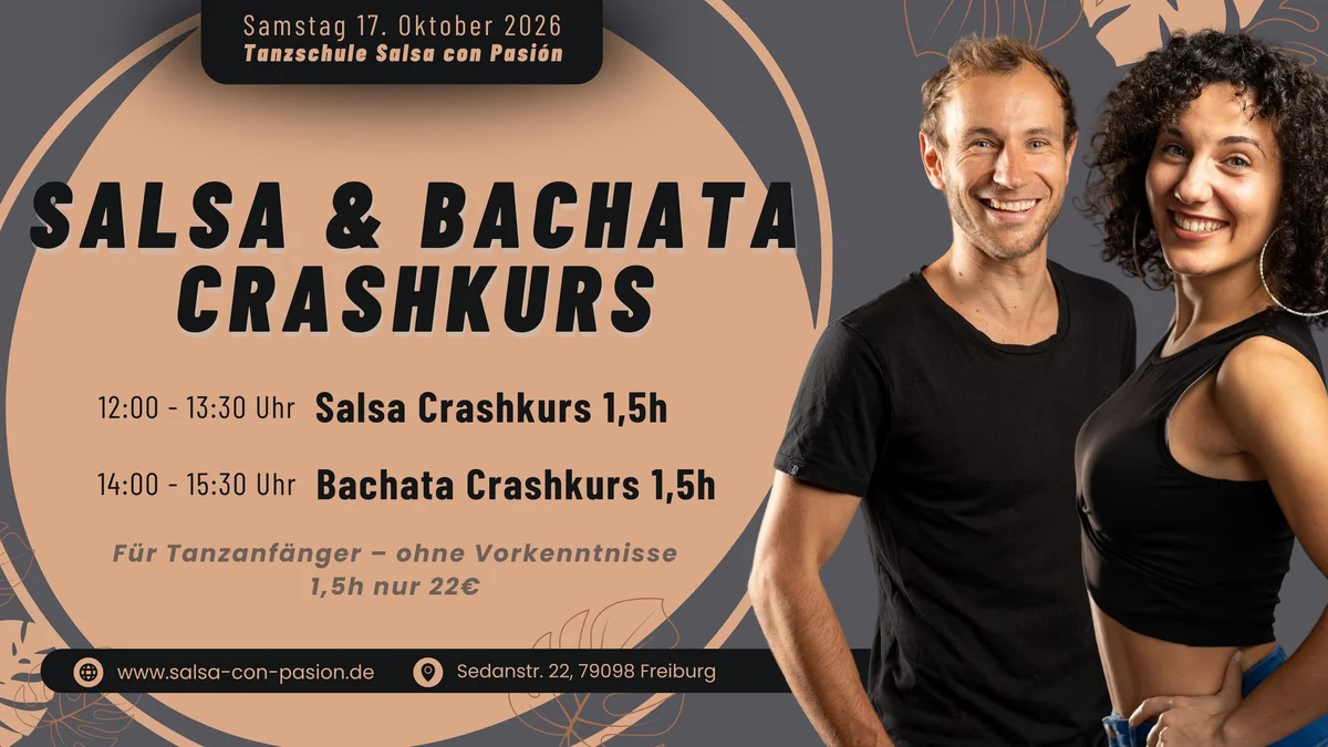 Endlich Tanzen Lernen in Freiburg – Salsa & Bachata für Anfänger*innen
