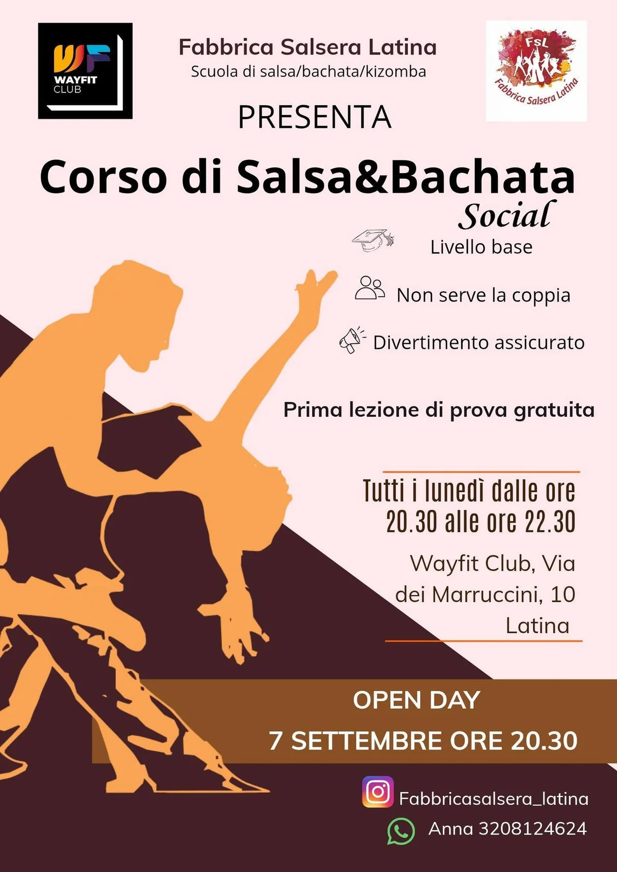 Salsa & Bachata at WayFit Club Latina