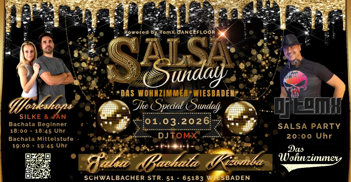 The Special Salsa Sunday - Das Wohnzimmer Wiesbaden / Bachata Workshop / Salsa Bachata Kizomba Party