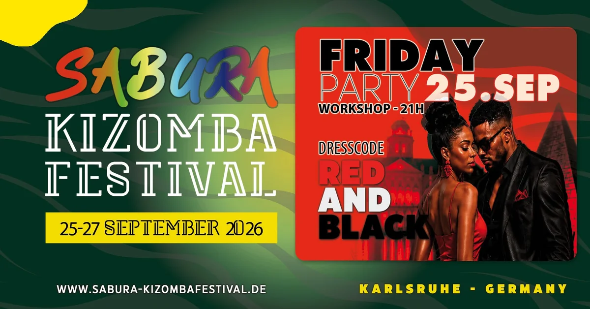 ✨ SABURA KIZOMBA FESTIVAL 2026 – FREITAGS PARTY! ✨