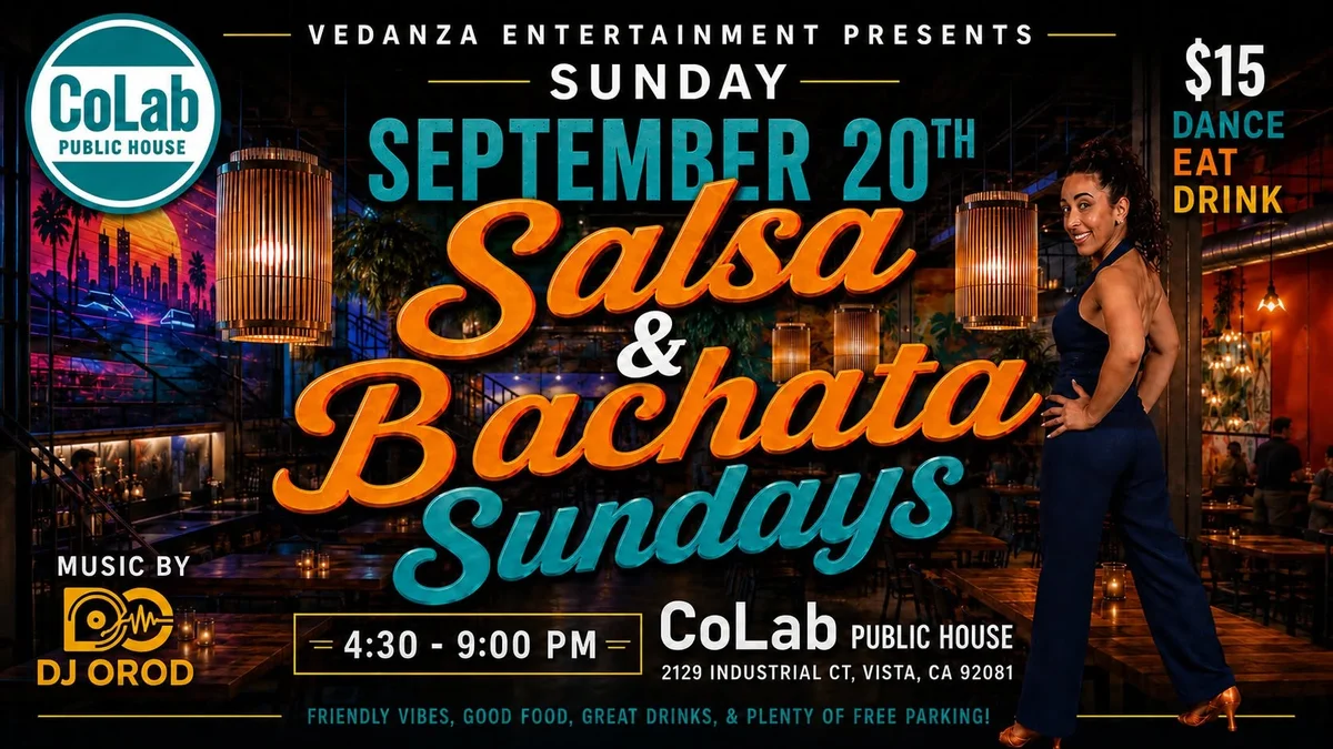 Salsa & Bachata at 2129 Industrial Court, Vista, CA, United States, California 92084