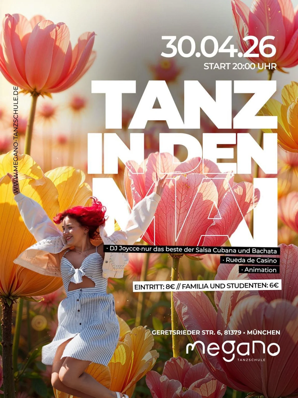 „Tanz in den Mai“ im Megano! Salsa für alle