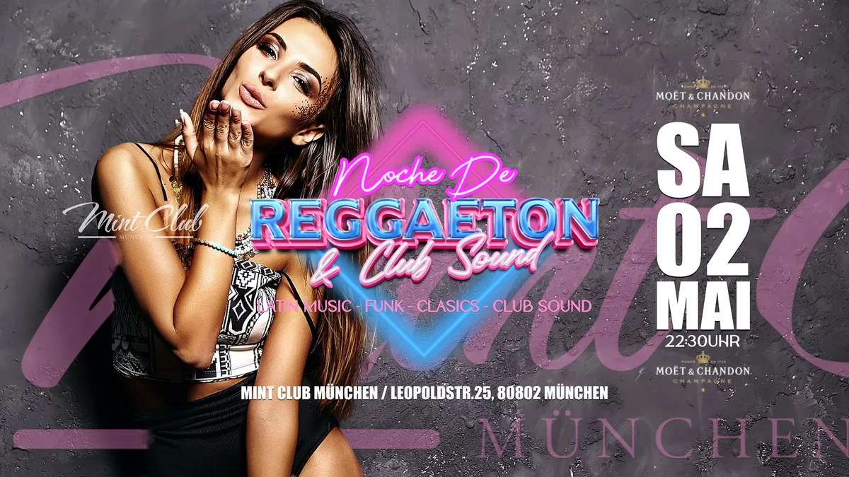 Noche De REGGAETON! Samstag 02 MAI 2026