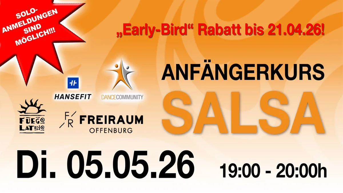 Salsa-Anfängerkurs im FREIRAUM OFFENBURG