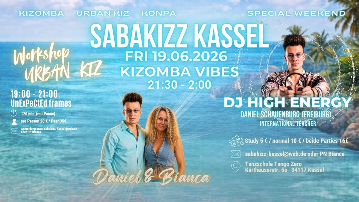 SABAKIZZ KASSEL - KIZOMBA VIBES mit DJ High ENERGY !