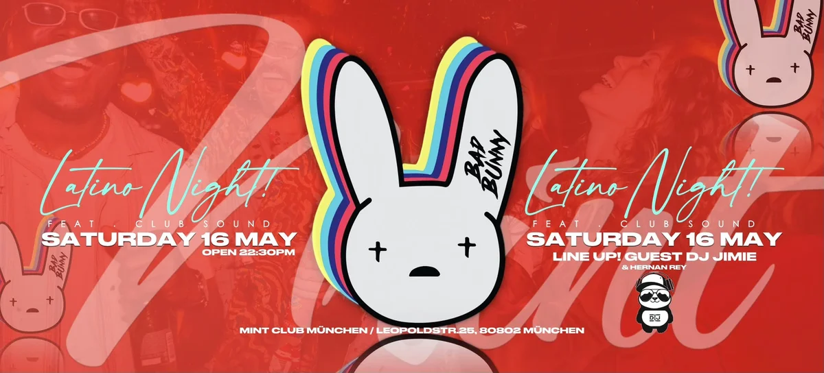 Bad Bunny Tribute! Special Latino Night! Sa 16 Mai 2026