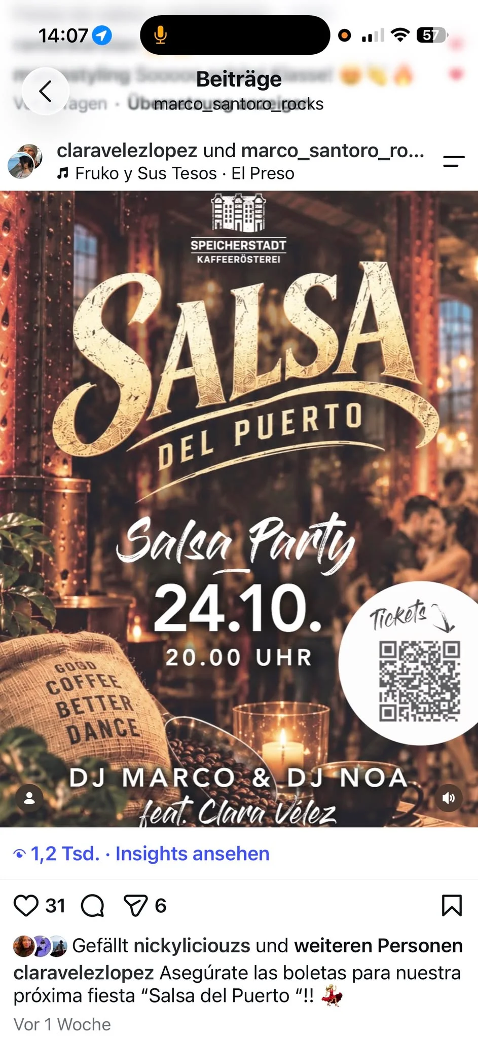Salsa del Puerto “Speicherstadt Kaffeerösterei” – Salsa in Hamburg