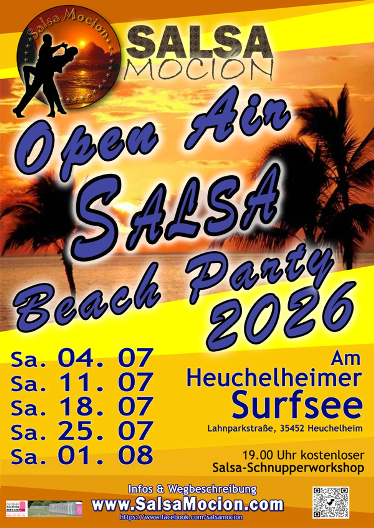 OPEN AIR SALSA • BACHATA • KIZOMBA BEACH PARTY