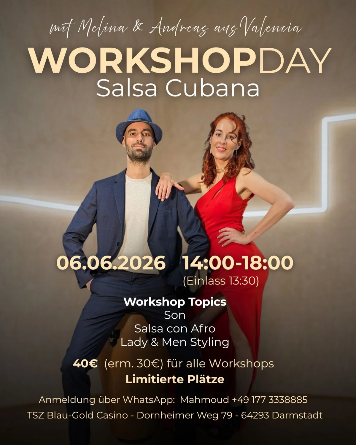 Salsa Workshops mit Melina & Andreas