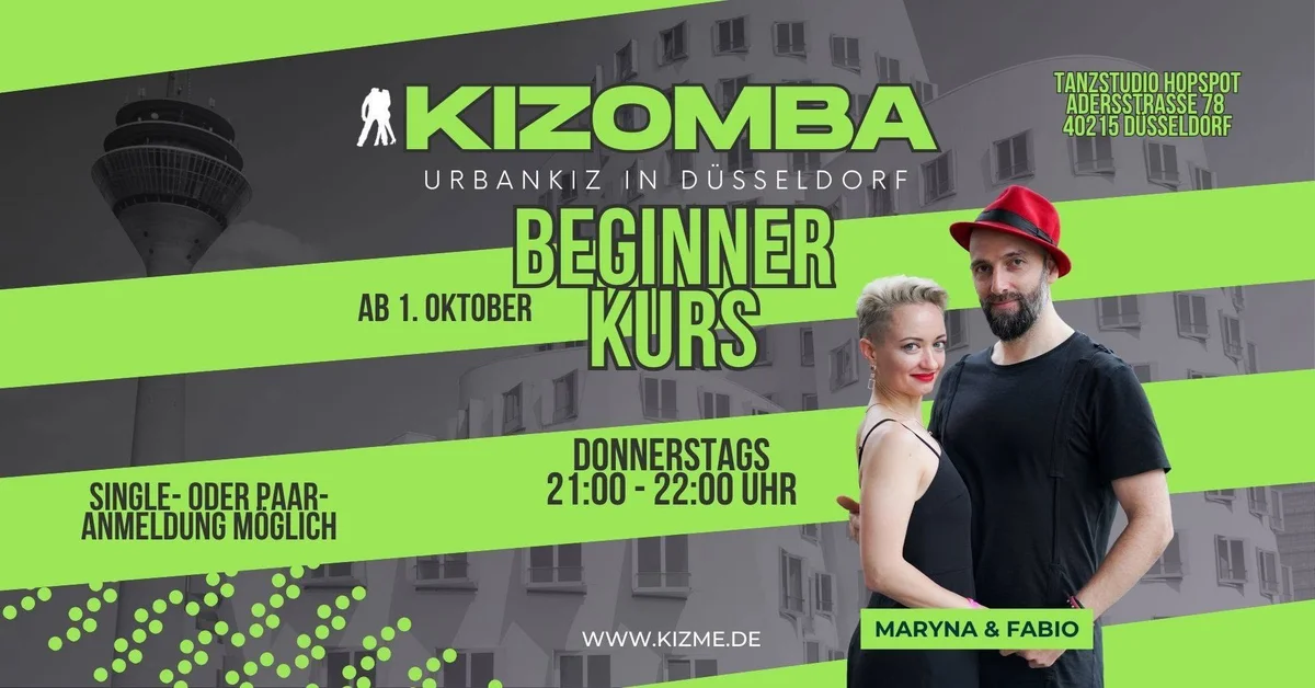 Kizomba Kurs für Einsteiger (UrbanKiz Style)