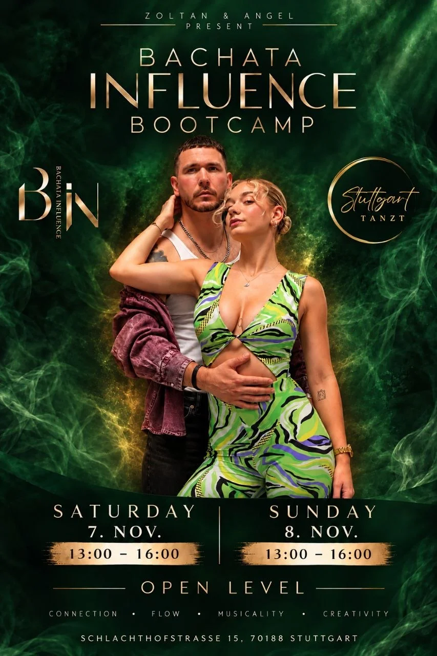 BACHATA INFLUENCE BOOTCAMP mit Zoltan & Angel