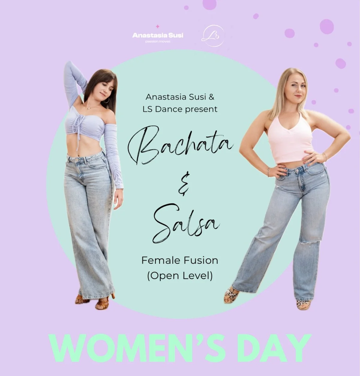 Female Fusion Workshop (Bachata & Salsa) - International Women's Day Special