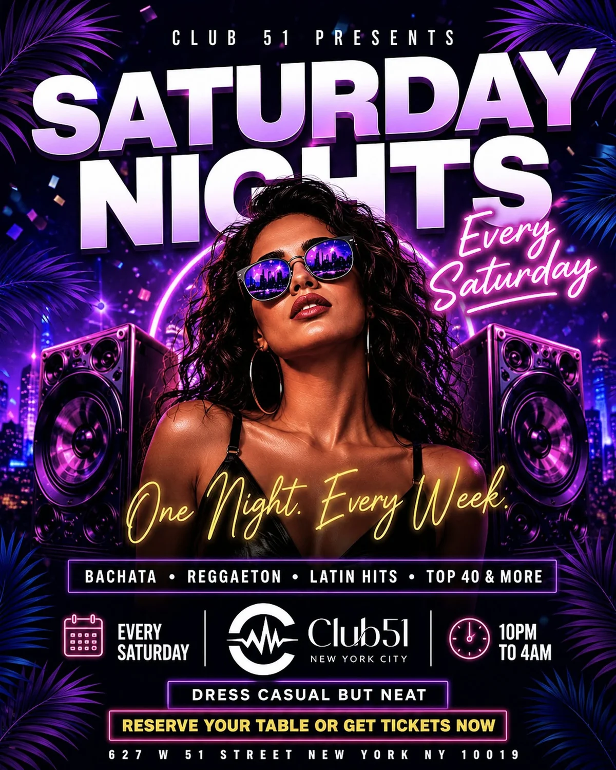 Saturday Nights at Club 51 NYC | Latin Night Saturday | Every Saturday
