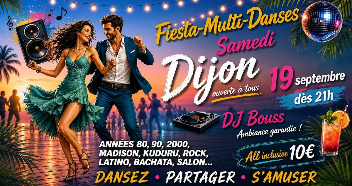 Salsa, Bachata & Kizomba at Ecole de Danse Mansouri Dijon- Cours et Soirées pour tous